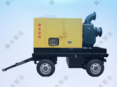 移動式拖車柴(chai)油機泵車